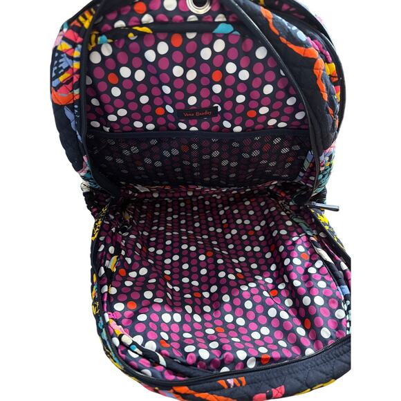 Vera Bradley Butterfly Flutter Campus XL Backpack Laptop Compartment Back Pack - Picture 5 of 8